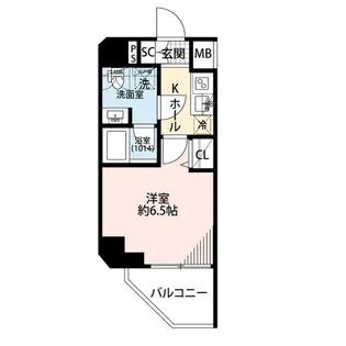 プレール・ドゥーク横濱子安【1階】の間取り