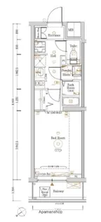 LOG登戸STATION SIDE【1階】の間取り