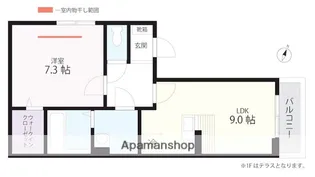 QUIET CRAB HOUSE TOGETHER 鶴見小野【1階】の間取り