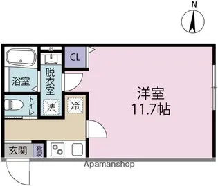 CORAL茅ヶ崎【1階】の間取り