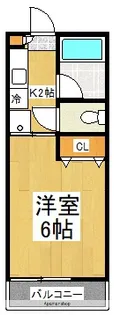 グランデュールエース【2階】の間取り