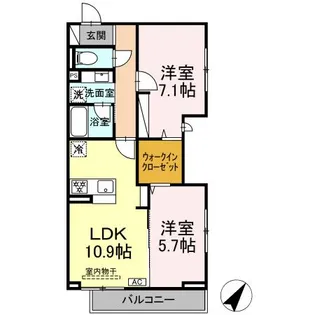 ホープハイツ【3階】の間取り
