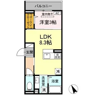 D PAINA 鷺沼【3階】の間取り