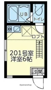 ユナイト田浦サンホセ【2階】の間取り