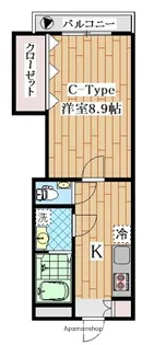 マティアスたまプラーザ【2階】の間取り