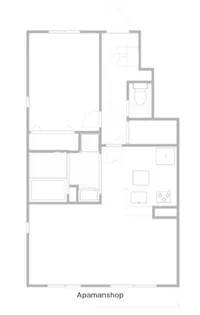 WHITE BASE YOKODAI【1階】の間取り