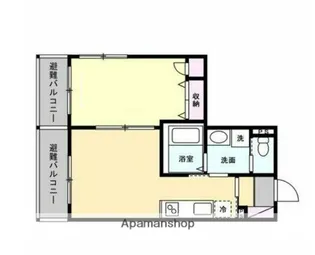 FLORACION中山【2階】の間取り