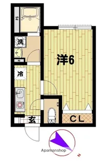 オーガスタコート川崎【2階】の間取り