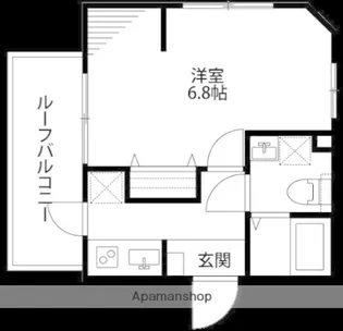RHYTHM.【4階】の間取り