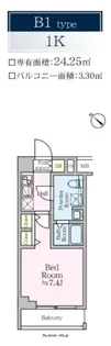 ティモーネグランデ新川崎【3階】の間取り