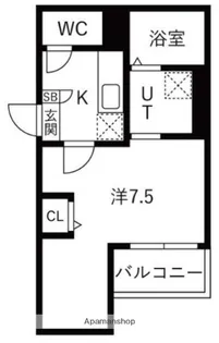JACK KAMIMIZOⅠ【3階】の間取り