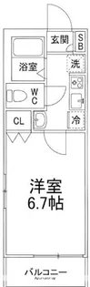 マ・フィーユ六角【1階】の間取り