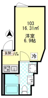 ムーンテラス多摩川【1階】の間取り