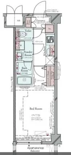 プラシア蒲田 THE GRAND RESIDENCE【1階】の間取り