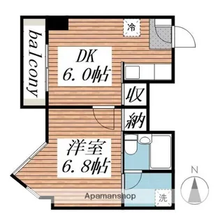 第12明智ビル【1階】の間取り