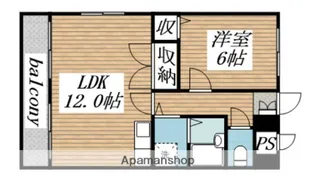 チェリーハイツ【2階】の間取り