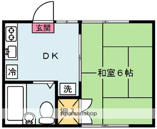 ハイツ二ッ池【2階】の間取り