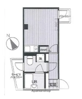 トレーノ鶴見【1階】の間取り