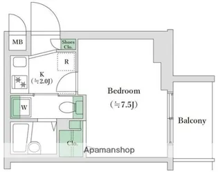 トーシンフェニックス新横濱イクシール【3階】の間取り