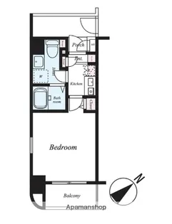グリフィン新横浜・弐番館【4階】の間取り