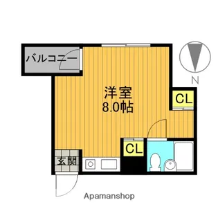 シルバニア東白楽【4階】の間取り