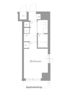グリフィン横浜・ベイブリーズ【3階】の間取り
