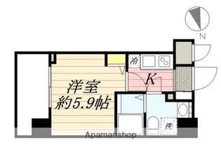 グリフォーネ横浜・伊勢町弐番館【6階】の間取り