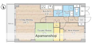 グランシャリオ【2階】の間取り