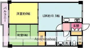 グリーンキャピタル川崎【6階】の間取り