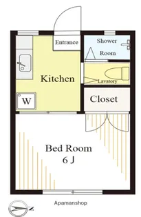 ハイツヨネカワ【1階】の間取り