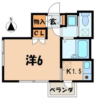 プリマ・ローズヒル【2階】の間取り