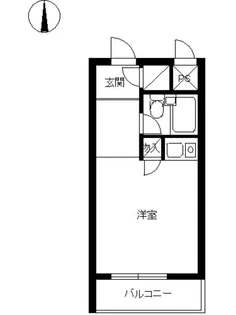 スカイコート川崎大師【106号室号室】の間取り