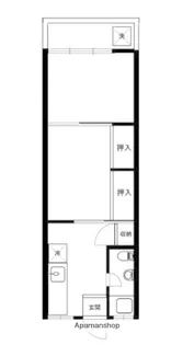 北見湯マンション【2階】の間取り