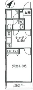 サンヒルズ大倉山【1階】の間取り
