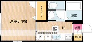 タートルハウス【1階】の間取り