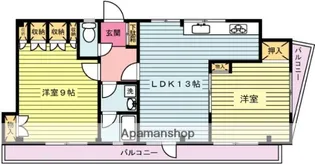 第1プリマス幸【3階】の間取り