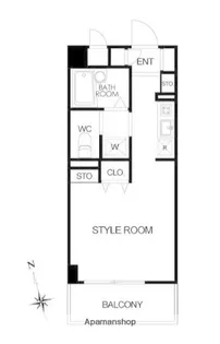 シャトーミニョン【2階】の間取り