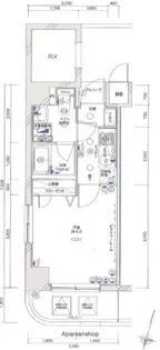 グリフィン横浜・ヴィラ【9階】の間取り