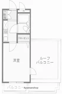 クレスト小杉【4階】の間取り
