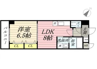 SOLARE横浜【3階】の間取り