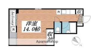 リエス大井仙台坂【5階】の間取り