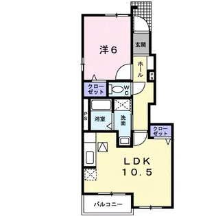 ブリーゼ【1階】の間取り