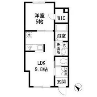 LA VIALETTA【1階】の間取り