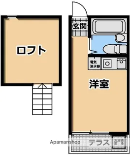 グランビュー岸根【1階】の間取り