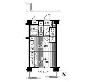 BAY・WEST【5階】の間取り