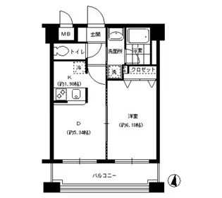 パークヒル三ツ沢【3階】の間取り