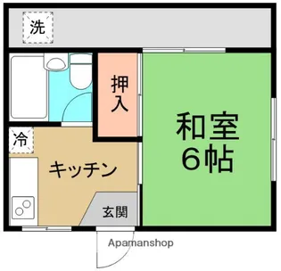 神奈川県横浜市鶴見区矢向4丁目【アパート】の間取り