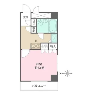 藤和シティコープ大倉山駅前【3階】の間取り