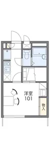 レオパレスラ・プランタン【1階】の間取り