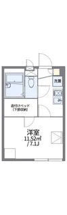 レオパレスLA GRAZIA【1階】の間取り